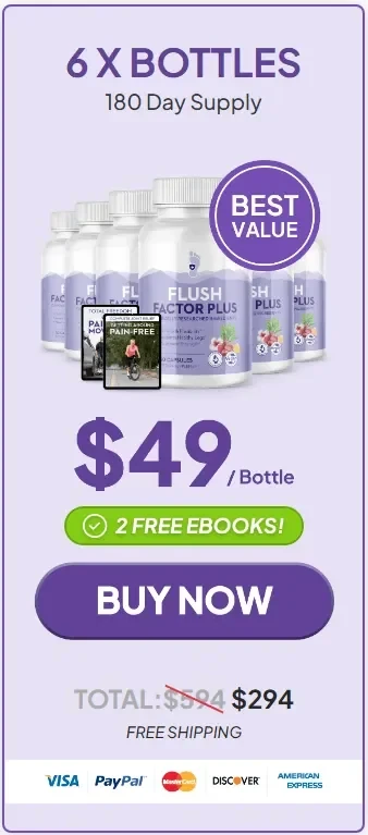 Flush factor plus 6 bottle price